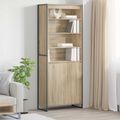 vidaXL Vysoké skrinky Sonoma 79 x 36 x 200 cm Kompozitné drevo