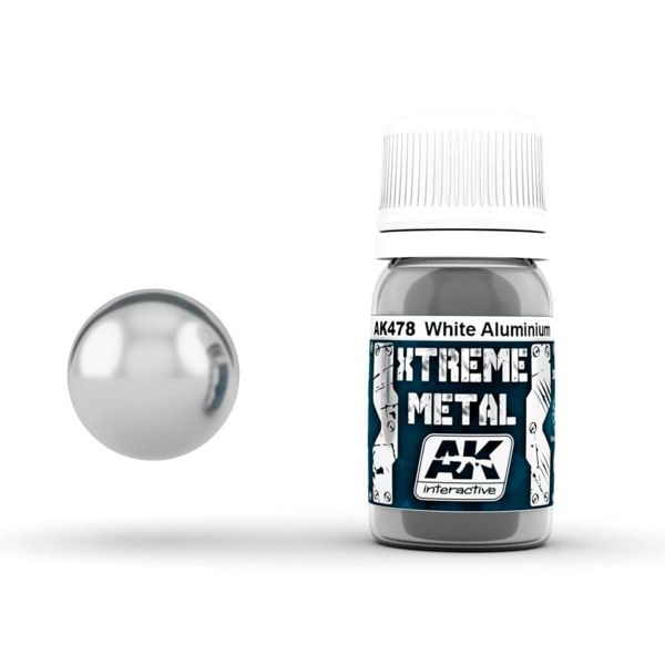 AK Interactive: Xtreme Metal - Biely hliník