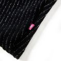 vidaXL Detská sukňa s leopardím pásom čierna 128