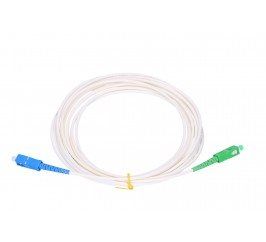 SC/APC - SC/UPC simplex 9/125 SM 0,5 arm.biely 3mm B3 LSZH