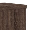 vidaXL Stojany na rastliny 2 ks hnedý dub 25x25x35 cm kompozitné drevo