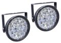 Svetlá denného svietenia kulatá 18 LED/12V