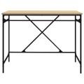 vidaXL Stôl dub sonoma 100x50x75 cm spracované drevo a železo