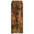 vidaXL Skriňa na topánky Dymový dub 73,5 x 36 x 92 cm Kompozitné drevo