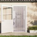 vidaXL Záves do dverí priehľadný 200 mm x 1,6 mm 50 m PVC