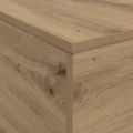 vidaXL Konferenčný stolík s LED svetlami dub artisan 90x50x40 cm