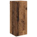 vidaXL Highboard Staré drevo 34,5 x 34 x 180 cm Kompozitné drevo
