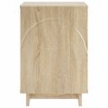 vidaXL Nočný stolík 2 pcs Dub sonoma 33,5 x 34,5 x 50 cm