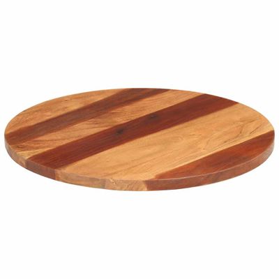 vidaXL Stolová doska, akáciový masív, okrúhla 25-27 mm, 60 cm