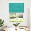 vidaXL Plisovaná roleta petrolejovo zelená 90x100 cm šírka látky 89,4 cm polyester