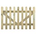 vidaXL Latkové plotové brány 2 ks 100x300 cm impregnované drevo