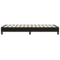 vidaXL Posteľný rám s boxspringom Čierna 90x200 cm Látka