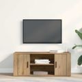 vidaXL TV skrinka 100 x 35 x 40 cm dub artisan Kompozitné drevo