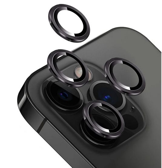 Ochranná fólia na objektív fotoaparátu pre iPhone 16 PRO/16 PRO MAX Black