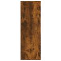 vidaXL Regál na topánky dymový dub 54x34x100,5 cm spracované drevo