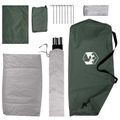 vidaXL Kempingový stan 2-miestny Armádna zelená Polyester a oceľ