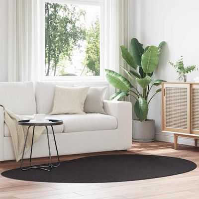 vidaXL Kusové koberce HUARTE Čierna 140 x 200 cm Polyester