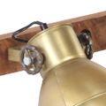 vidaXL Industriálna nástenná lampa mosadzná 45x25 cm E27