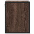 vidaXL Nástenné nočné stolíky 2 ks hnedý dub 40x31x39,5 cm