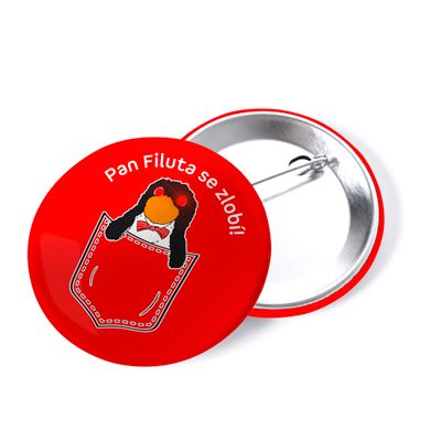 Odznak Červený trpaslík - Pán Filuta
