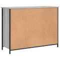 vidaXL Komoda sivá sonoma 100x35x75 cm kompozitné drevo