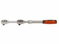 Teleskopická račňa, 45 zubov, 1/2", nastaviteľná dĺžka 290-430 mm, CrV EXTOL-PREMIUM