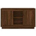 vidaXL Komoda hnedý dub 102x35x60 cm spracované drevo