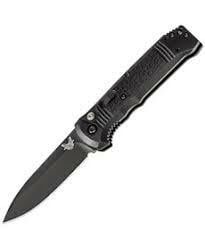 Benchmade 4400BK CASBAH automatický vreckový nôž 8,6cm, celočierna, Grivory