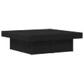 vidaXL Konferenčný stolík Čierny dub 90 x 90 x 28 cm Kompozitné drevo