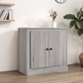 vidaXL Komoda sivá sonoma 70x35,5x67,5 cm spracované drevo
