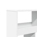 vidaXL Deliaca stena biela 100x33x125,5 cm kompozitné drevo