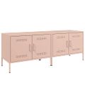vidaXL TV skrinky 2 ks ružové 68x39x50,5 cm oceľ
