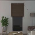 vidaXL Žalúzia Tmavohnedá s Vzorom 213 x 70 cm 25 mm PVC