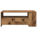 vidaXL Konferenčný stolík Staré drevo 102 x 55 x 43,5 cm