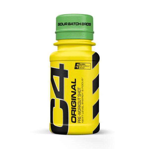 C4 Original PWO Shot - Cellucor, sour batch bros