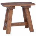 vidaXL lavička Prírodná 50,5 x 25 x 47,5 cm Mahagónový masív