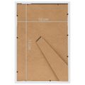 vidaXL Fotorámiky na stôl, koláž 3 ks, biele 10x15 cm, MDF