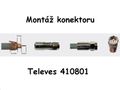 Konektor F Televes 410801 5,4 kompresný