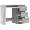 vidaXL Stôl sivý dub sonoma 90x45x76 cm spracované drevo