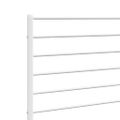 vidaXL Kovové náhradné čelo postele biele 75 cm
