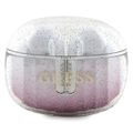 Bezdrôtové slúchadlá Guess GUTWSHDGKEEP TWS GLITTER GRADIENT ružová