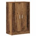 vidaXL Skrinka na topánky staré drevo 60x35x92 cm kompozitné drevo