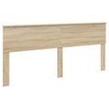 vidaXL Rám postele Sonoma dub 200 x 200 cm Inžinierske drevo