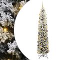 vidaXL Umelý vianočný stromček Zelená 240 cm PVC, oceľ a plast