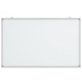 vidaXL Magnetická biela tabuľa 80x50x1,7 cm hliník