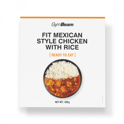 FIT Kuracie s ryžou na mexický spôsob Ready to eat - GymBeam, 420 g