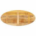 vidaXL Stolová doska 140x50x3,8 cm oválna masívny mangovník