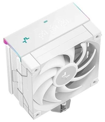 DEEPCOOL chladič AK400 Digital Pro / 120mm fan / 4x heatpipes / PWM / pre Intel i AMD / biely / dig.disp. viac hodnôt Chladenie, pre CPU, pre Intel i AMD, socket 1700, 1200, 115x, AM5, AM4, 220W TDP, 120mm ventilátor, 4 heatpipe, digitálny displej,