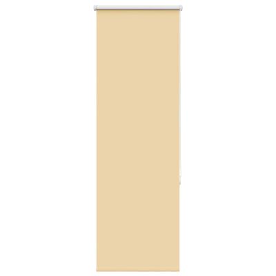 vidaXL Roleta Zatemnenie Béžová 55x130 cm Šírka látky 50,7cm Polyester