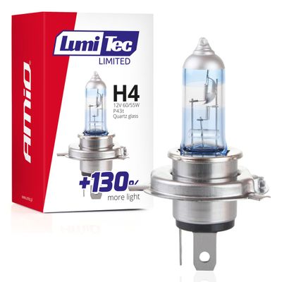 Halogénová žiarovka LumiTec Limited +130% H4 12V 60/55W
